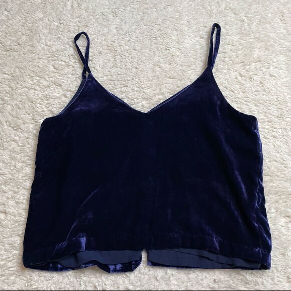 NWT Madewell Button Down Cami Midnight Blue in size 10 - Picture 2 of 10